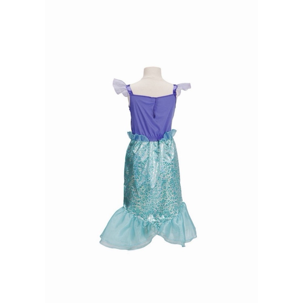 NEW Disney Princess Ariel Core Dress Costume Fits Sizes 4-6X NWT - Picture 6 of 12
